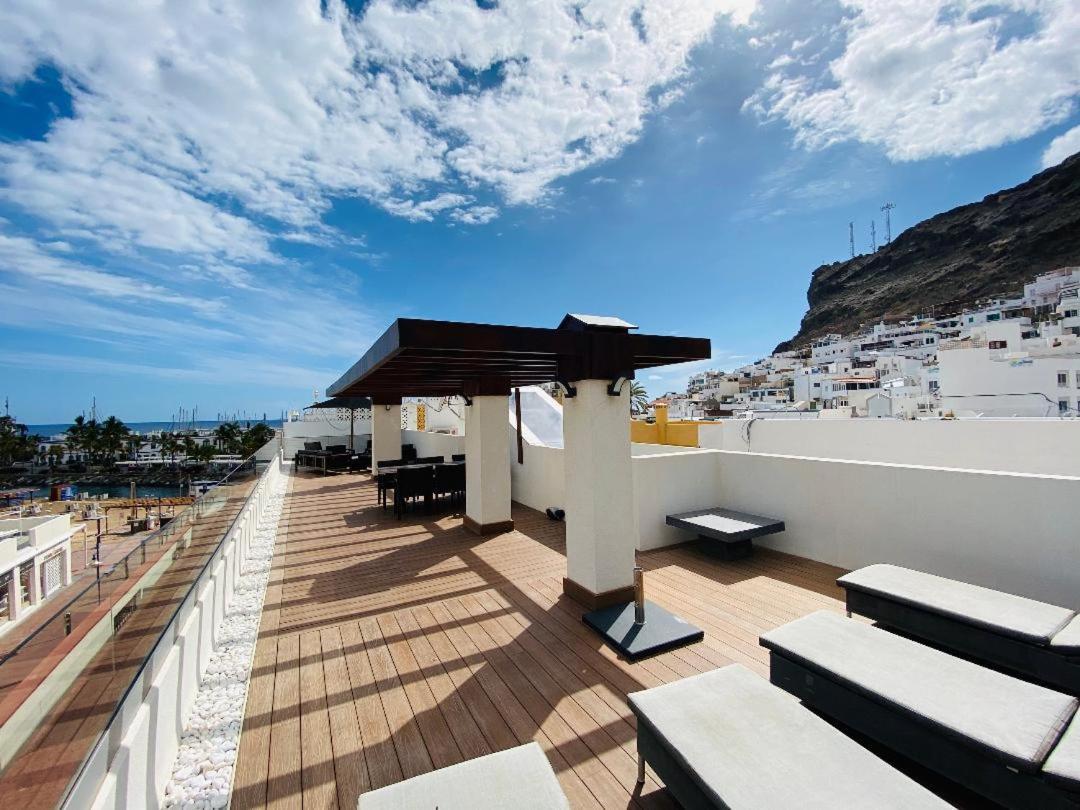 The Penthouse Puerto De Mogan Apartment Luaran gambar